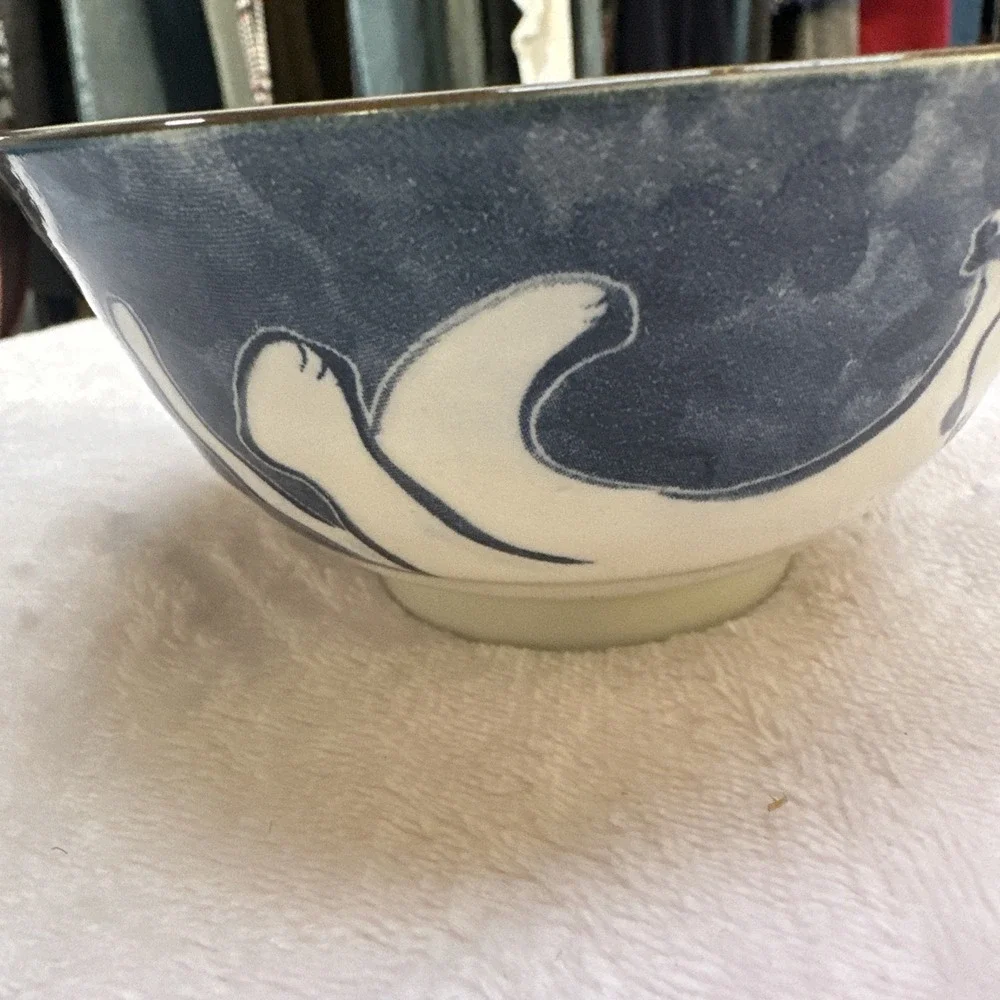 CERAMIC RAMEN CAT JAPANESE NEKO 4.5